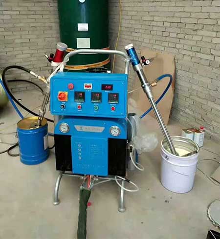 廣東聚脲噴涂機 除鹽水箱聚脲防腐 Q5200型 18KW 保溫管延長(cháng)至120米